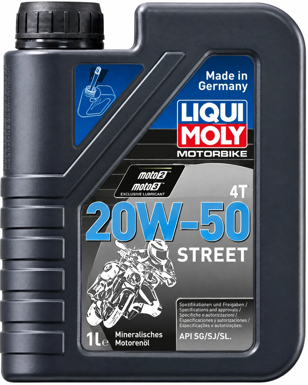 Liqui Moly Motorbike Engine Oil 4T 20W-50 Street